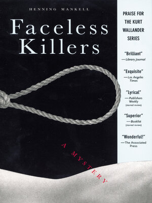cover image of Faceless Killers